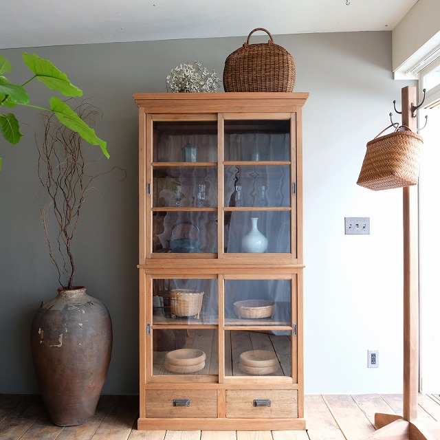 重ね式食器棚 水屋｜古家具,棚類｜古家具・アンティーク家具 R-select