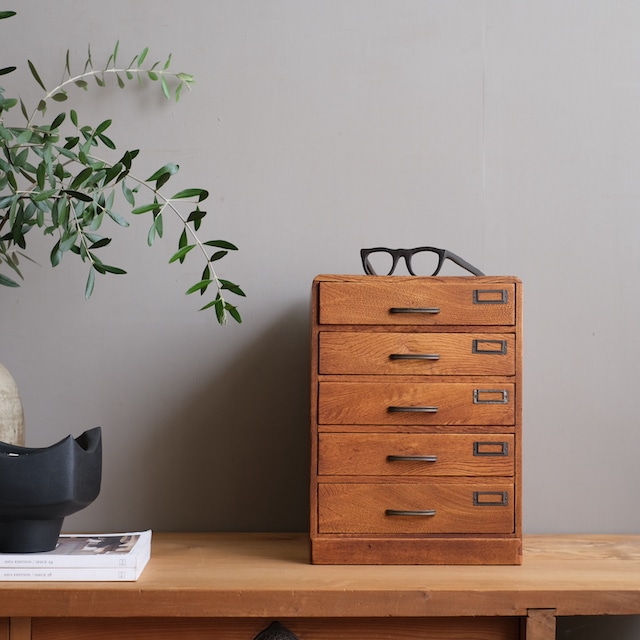 小引き出し 5杯｜古家具,引き出し類｜古家具・アンティーク家具 R-select