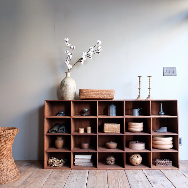 格子棚｜古家具,棚類｜古家具・アンティーク家具 R-select