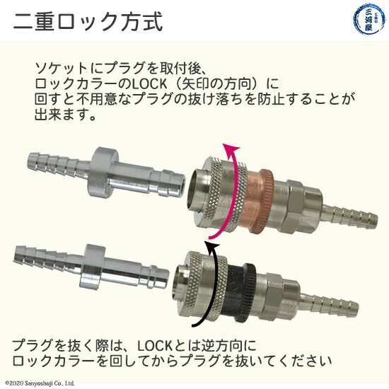 ヤマト産業 OKコック PA-2-6 アセチレン・LPなど可燃性ガス用