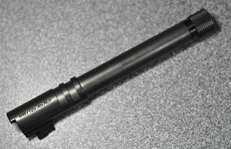 KSK アウターバレル Black 東京マルイ M1911シリーズ用 純正＋14mm正