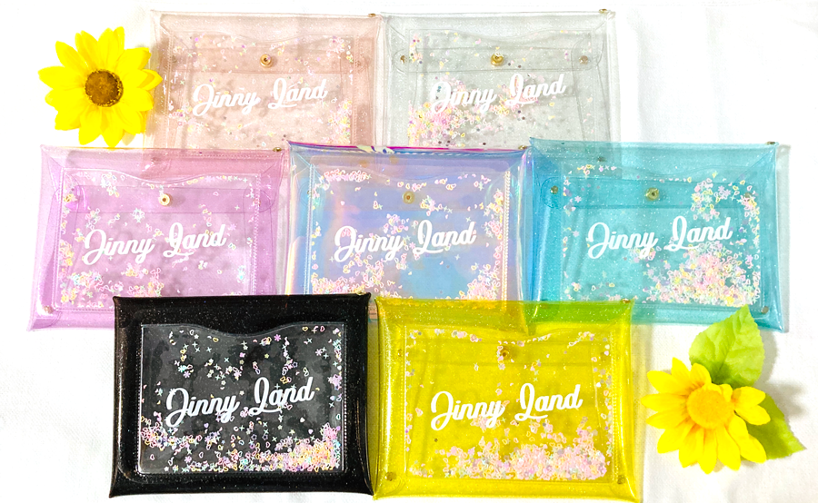 ポケット印刷 ラージポケットポーチ（グリッター追加・変更可能、ラメ