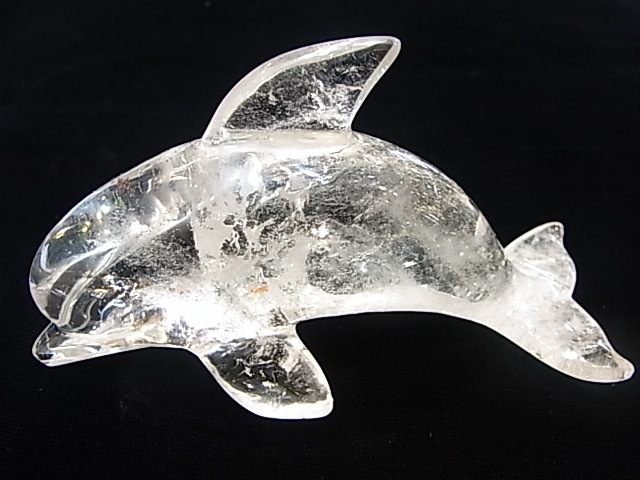 CA00031K 水晶 イルカ（置物） レインボー入り | 新着商品 | 鎌倉聖石