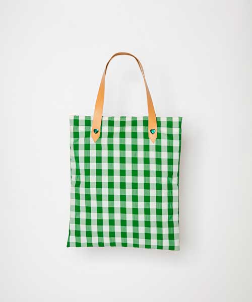 ラブ（グリーンギンガムチェック） | bag,love | setsuko sagittaire