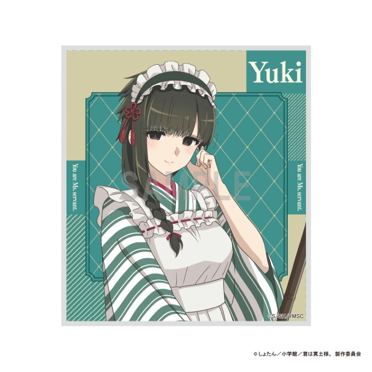 鉄*ト様 ブルアカ メイドミドリ ファンアート 色紙 ブルーアーカイブ