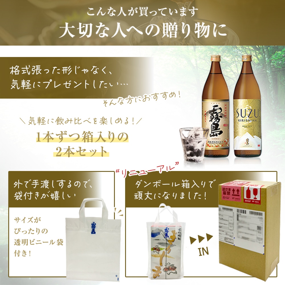 宮崎限定霧島（本格霧島）・SUZUKIRISHIMA（すずきりしま/スズキリシマ