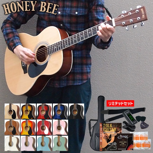 アコースティックギター HONEY BEEW-15/F-15/HJ-18 アコギ リミテッド
