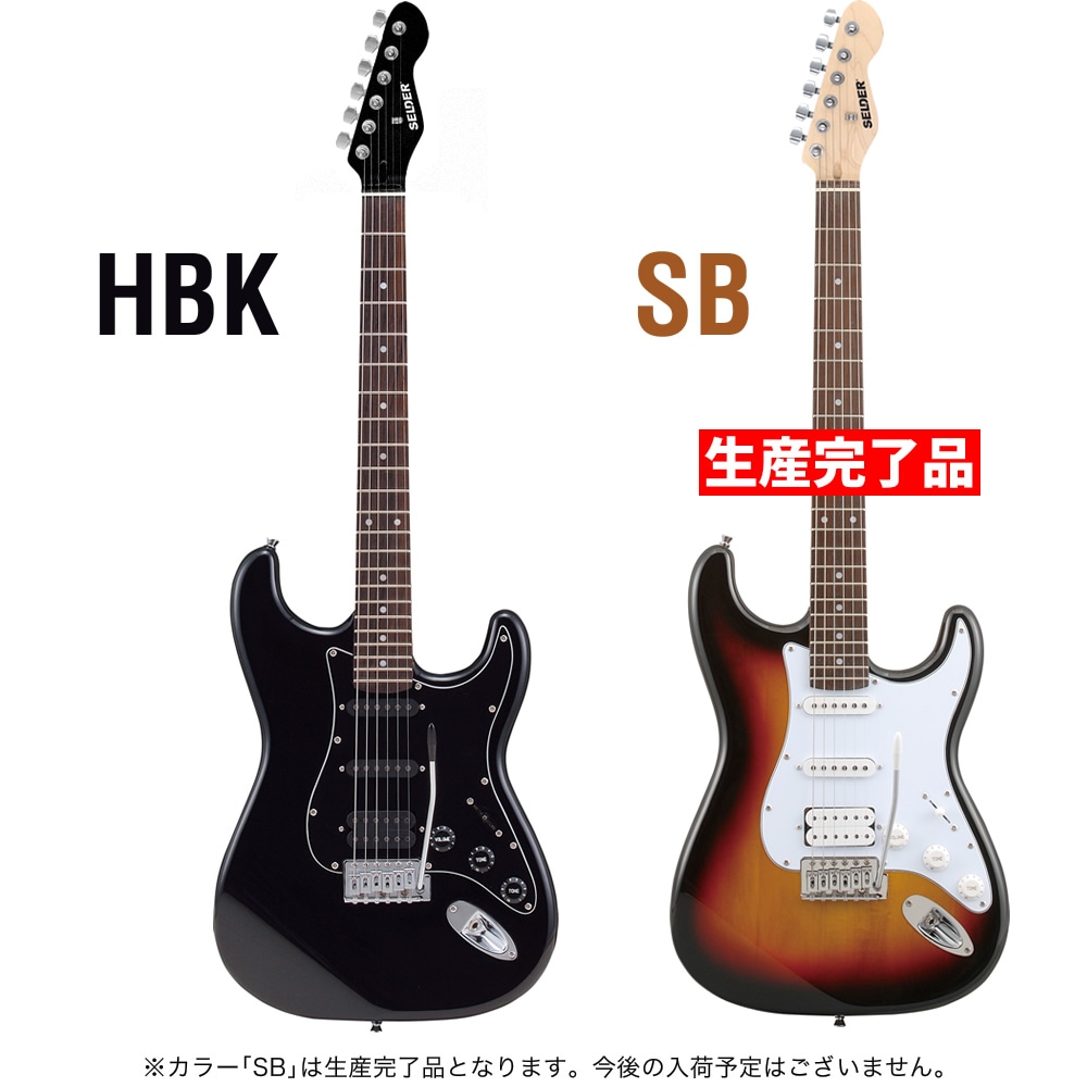 エレキギター SELDER STH-20 (ソフトケース付属)【セルダー STH20