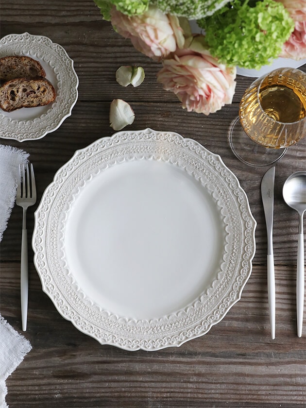 ELIOS FINEZZA エリオス フィネッツァ ディナープレート 28cmクリーム