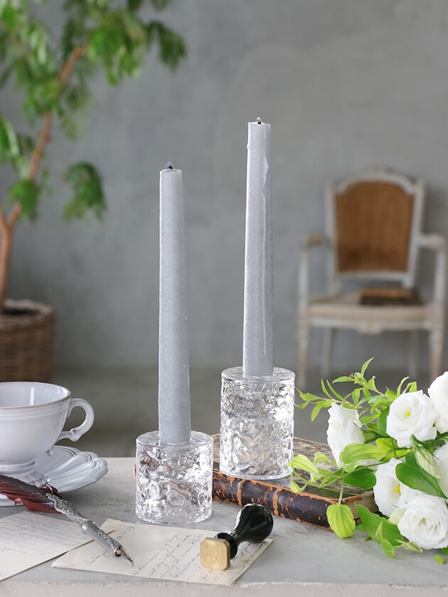 Rasteli ガラス キャンドルホルダー Bumpy