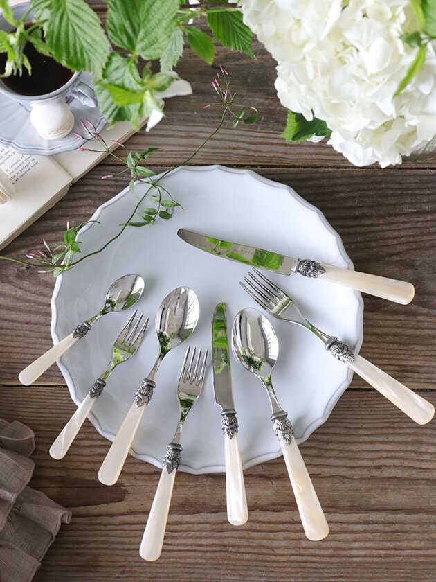 イタリア EME（エメ）社 Napoleonカトラリーパールアイボリー