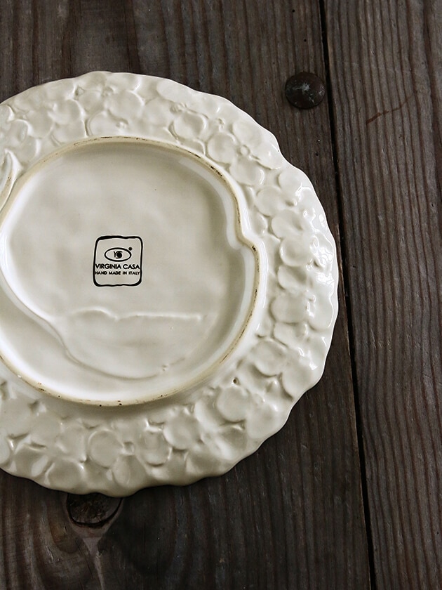 VIRGINIA CASA ROMANTICA オルテンシアプレート ホワイト - サラグレース