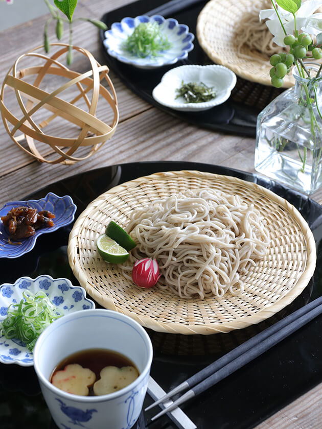 細編みそばざる7寸