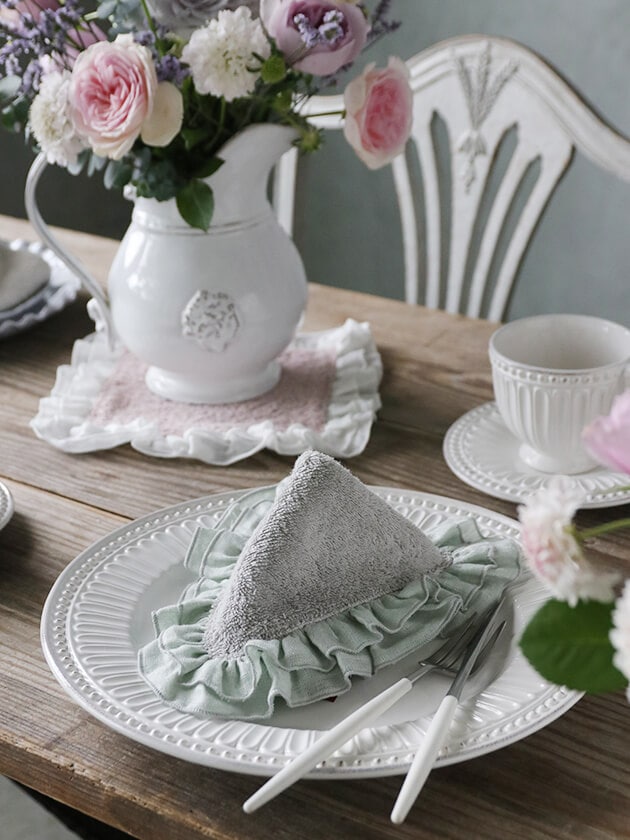 Borgo delle tovaglie ボルゴ ウォッシュタオル コットン100％ GITANE