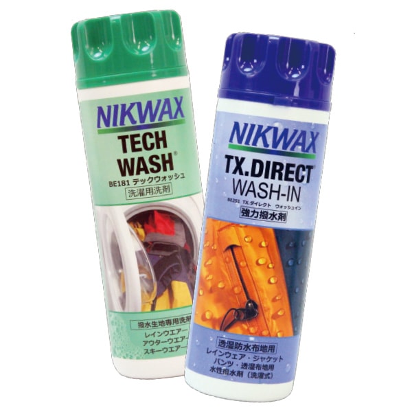 NIKWAX（ニクワックス）】ツインパック（洗剤+撥水剤）｜その他グッズ