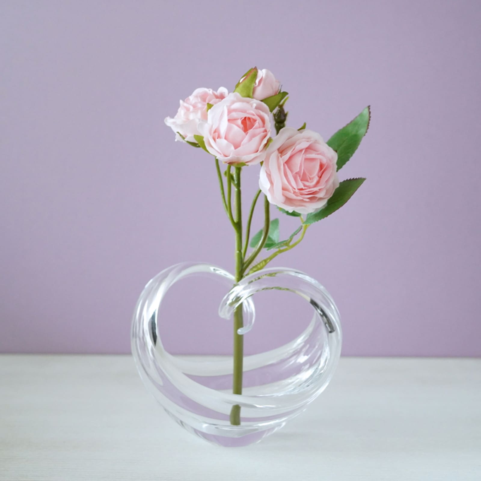 ハートクルヴァ：フラワーベース | 一輪挿し | Sghr