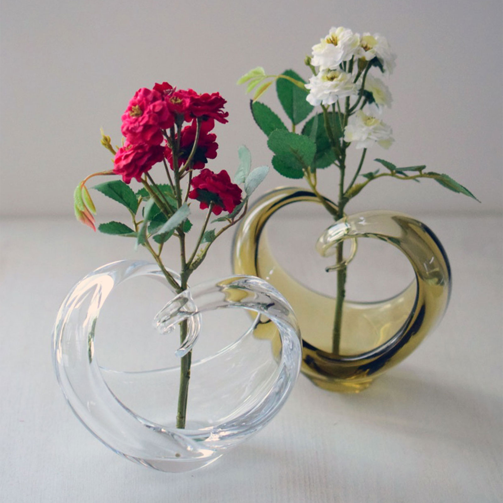 ハートクルヴァ：フラワーベース | 一輪挿し | Sghr