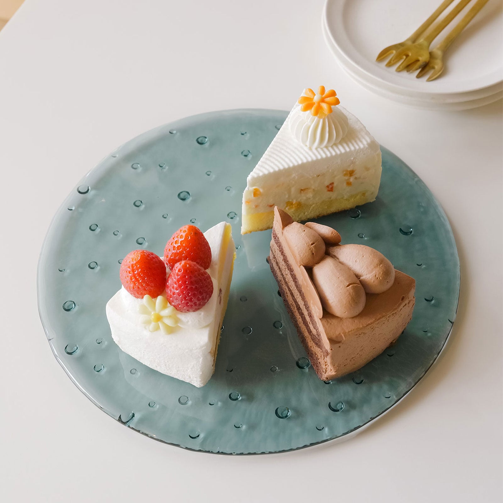 ドロップレット：丸形プレート (24cm) | 平皿 | Sghr