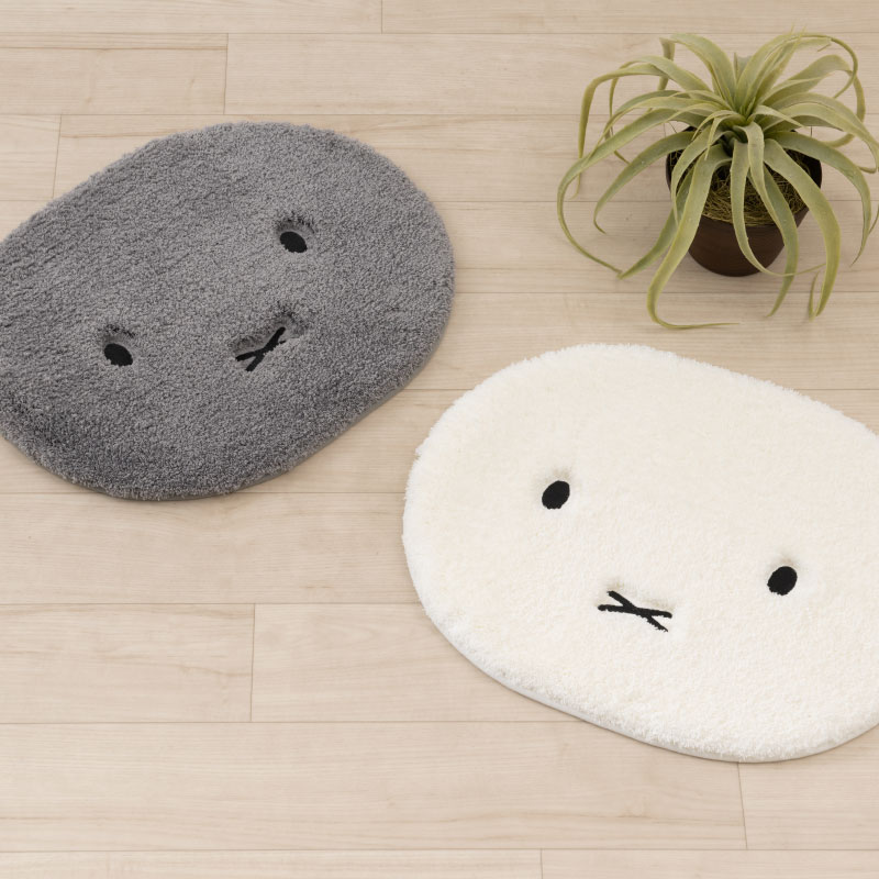 DickBruna ふわふわフェイス アクセントマット 約40×50cm アイボリー