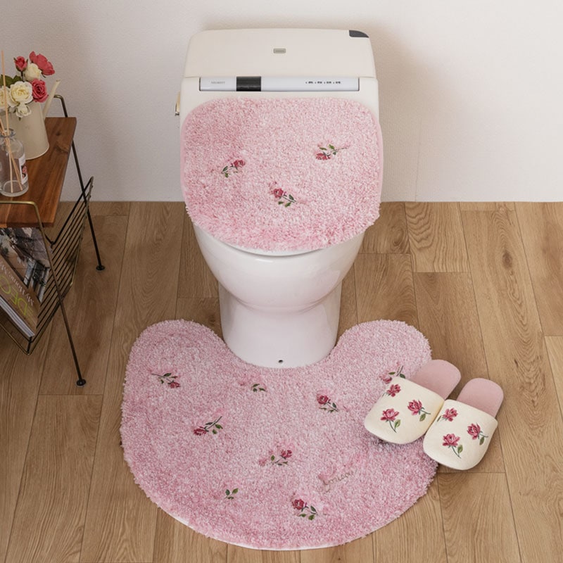 SDS yorisou スイートローズ トイレ3点セット トイレマット+兼用