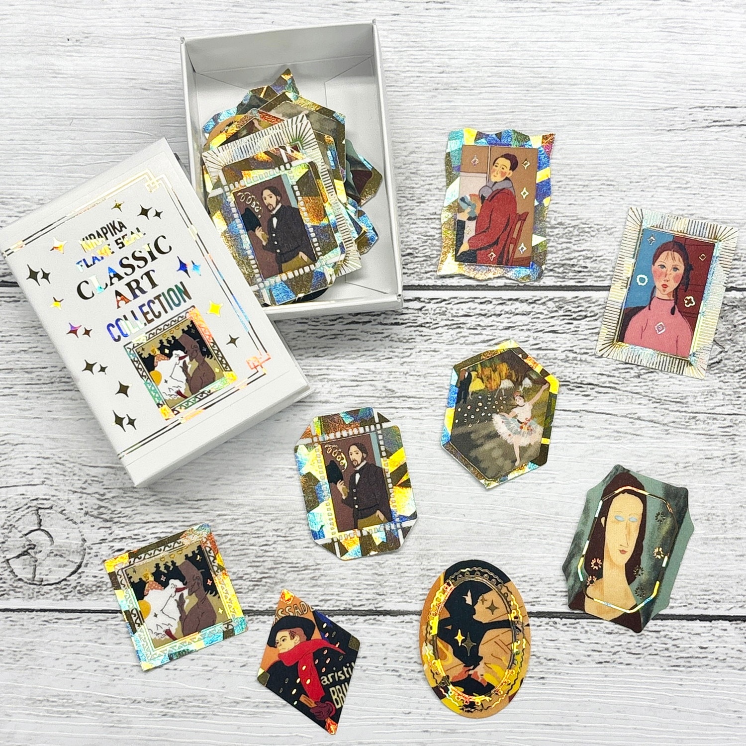 クラシックアートコレクション きらぴかフレークシール モディリアーニ