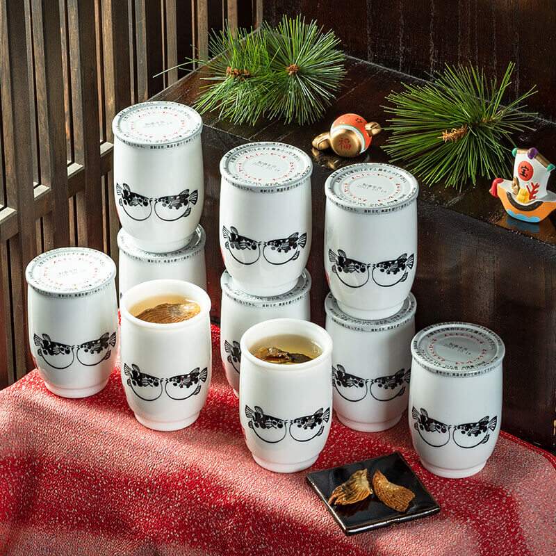 ふくのひれ酒 1本箱24本入り（180ml） (砡ｶﾞﾗｽ)/下関酒造｜下関酒造