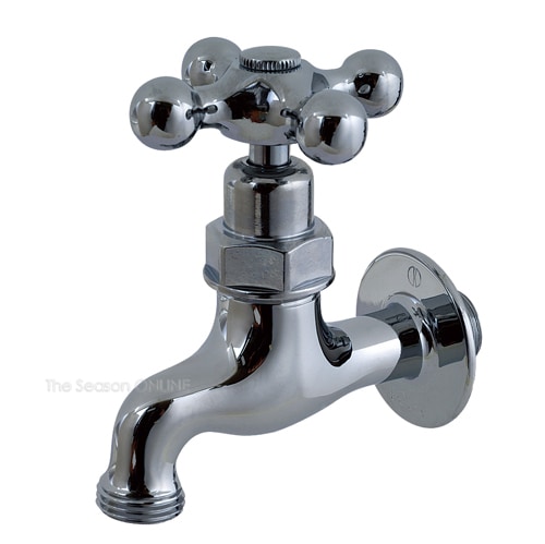 蛇口】シンプルタップ クロスハンドル・クロムメッキ(DBB08A