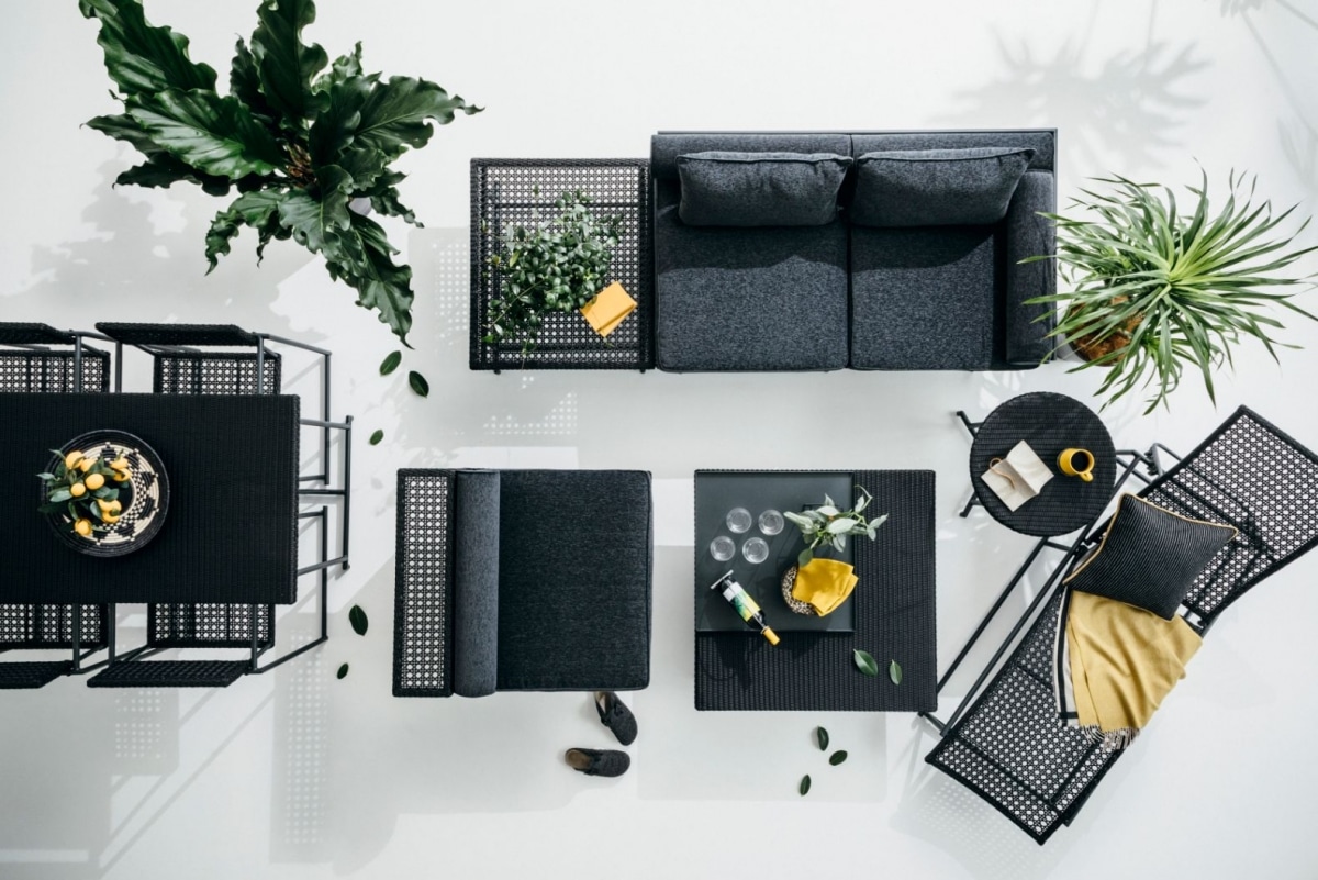 PATIO PETITE】 MA Series MA-ソファ・シングル・サイドテーブル付