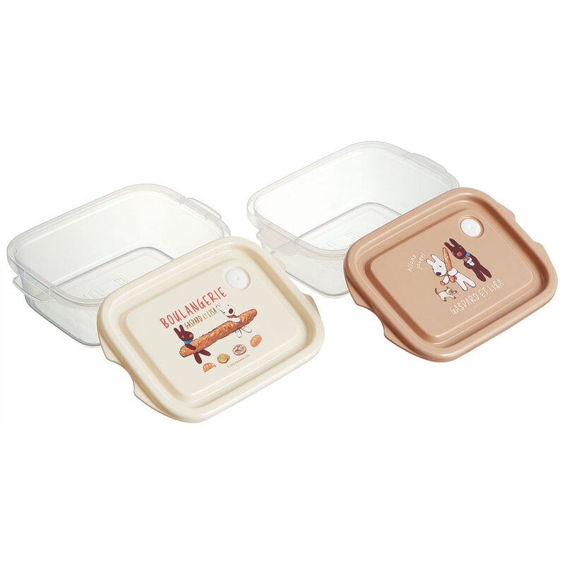 抗菌シールボックスM 500ml/2個セットリサとガスパール