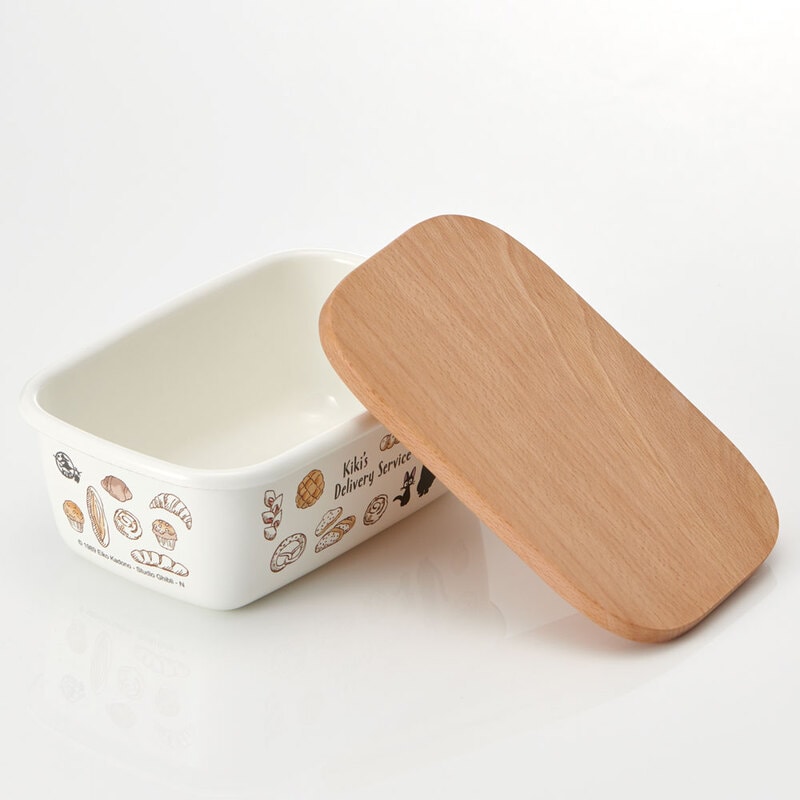 ホーロー バターケース 木 蓋付き グッズ おしゃれ 陶器 琺瑯 ほうろう