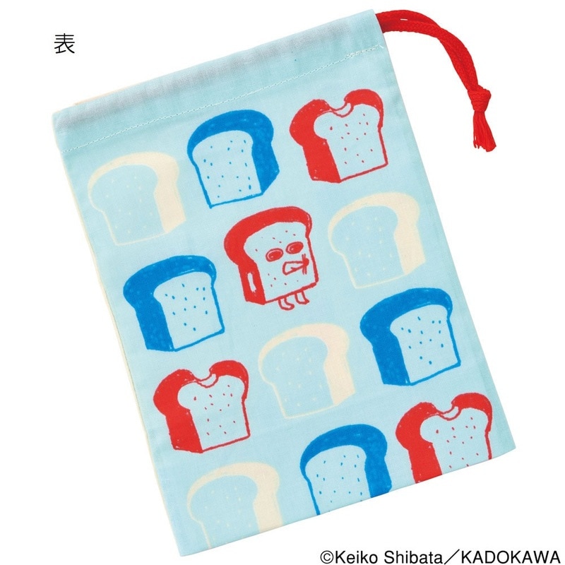 歯ブラシホルダー付きコップ袋 パンどろぼう／KB62_4973307646980