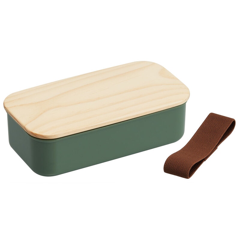弁当箱 400ml 1段 木蓋 ランチベルト 食洗機 レンジ 対応 ランチ