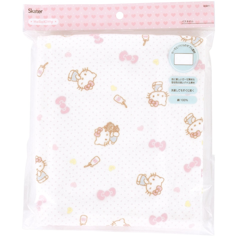 ベビー ガーゼ パイル バスタオル 赤ちゃん 綿100 キッズ タオル