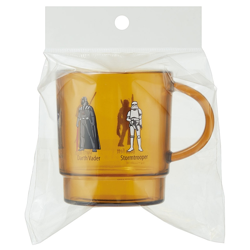 スタッキング コップ カップ 340ml 積み重ね 取っ手付き スケーター