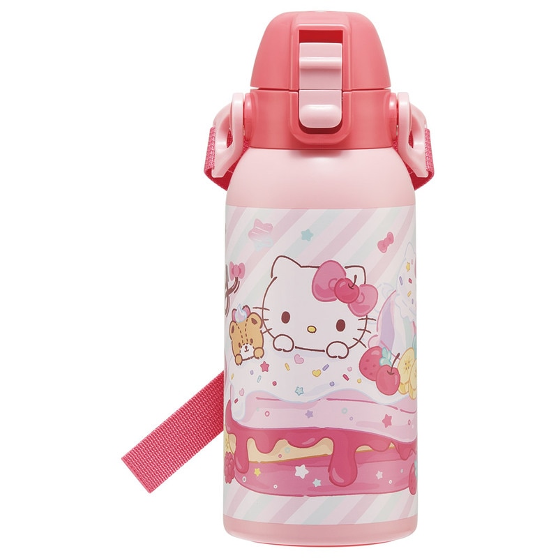 スケーター 水筒 600ml 保冷 ステンレス 直飲み ボトル ショルダー