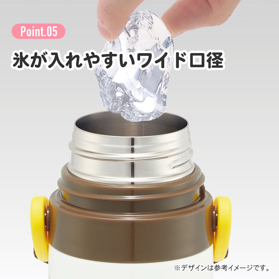 超軽量ダイレクトステンレスボトル 470ml ノラネコぐんだん