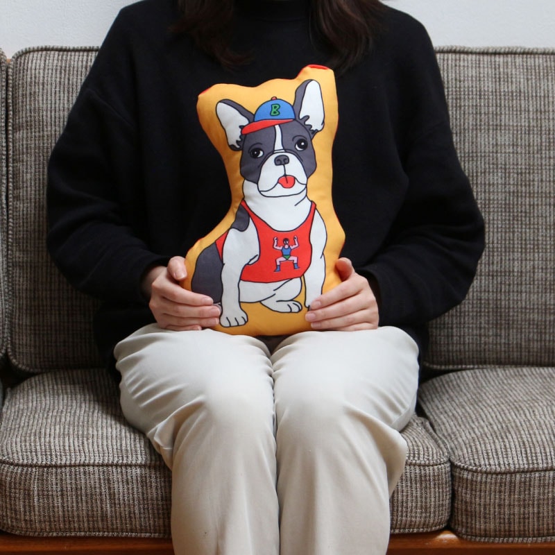 お部屋が可愛くなる THE ENJOY C&D CLUB ダイカットクッション M