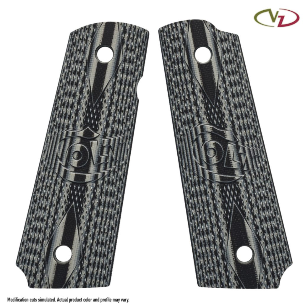 VZ GRIPS 1911系グリップ ダブルダイヤモンド コルトロゴ ブラック