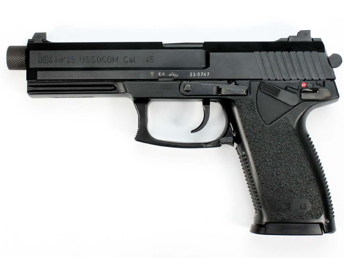 サイドアームズカスタム KSC Mk23ソーコムピストル（CO2) アルミ