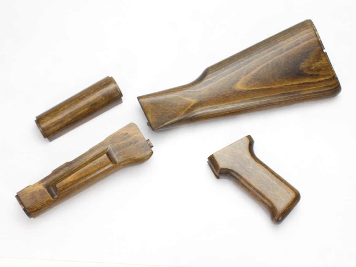 If-Product 東京マルイ ガスブローバックAKM専用 木製ストック4点