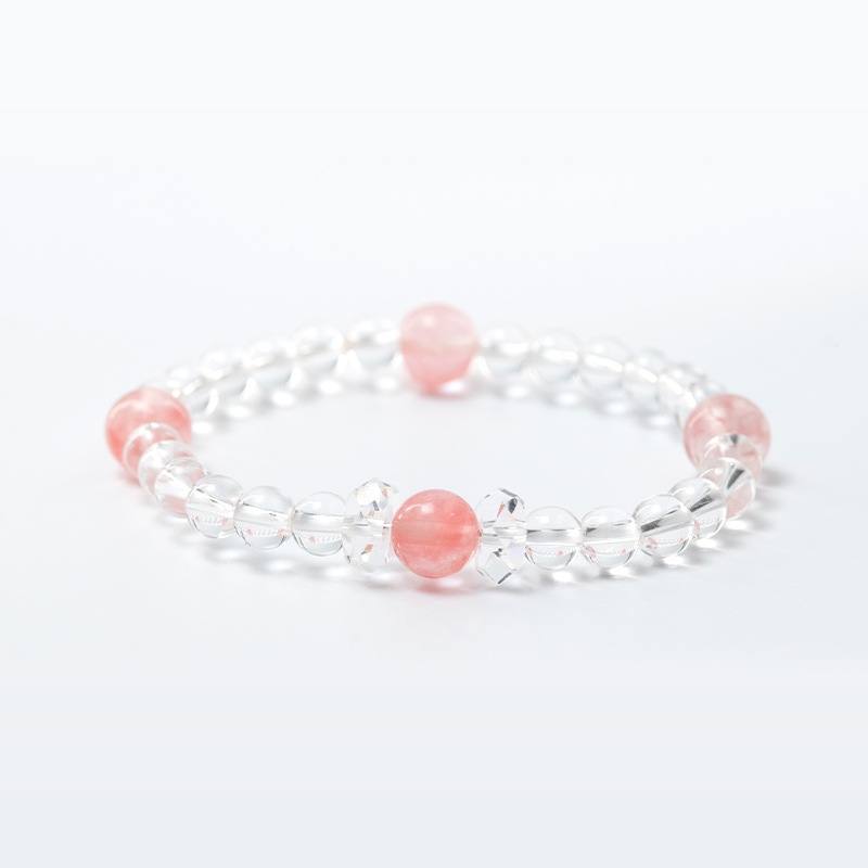 レディース☆LADY'S【チェリークォーツ】使用☆安産パワーストーン