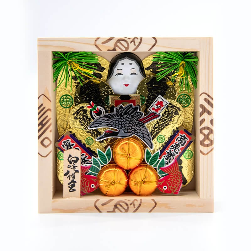 福枡飾（大） 開運・金運・財運UP・家内安全・交通安全｜白崎八幡宮
