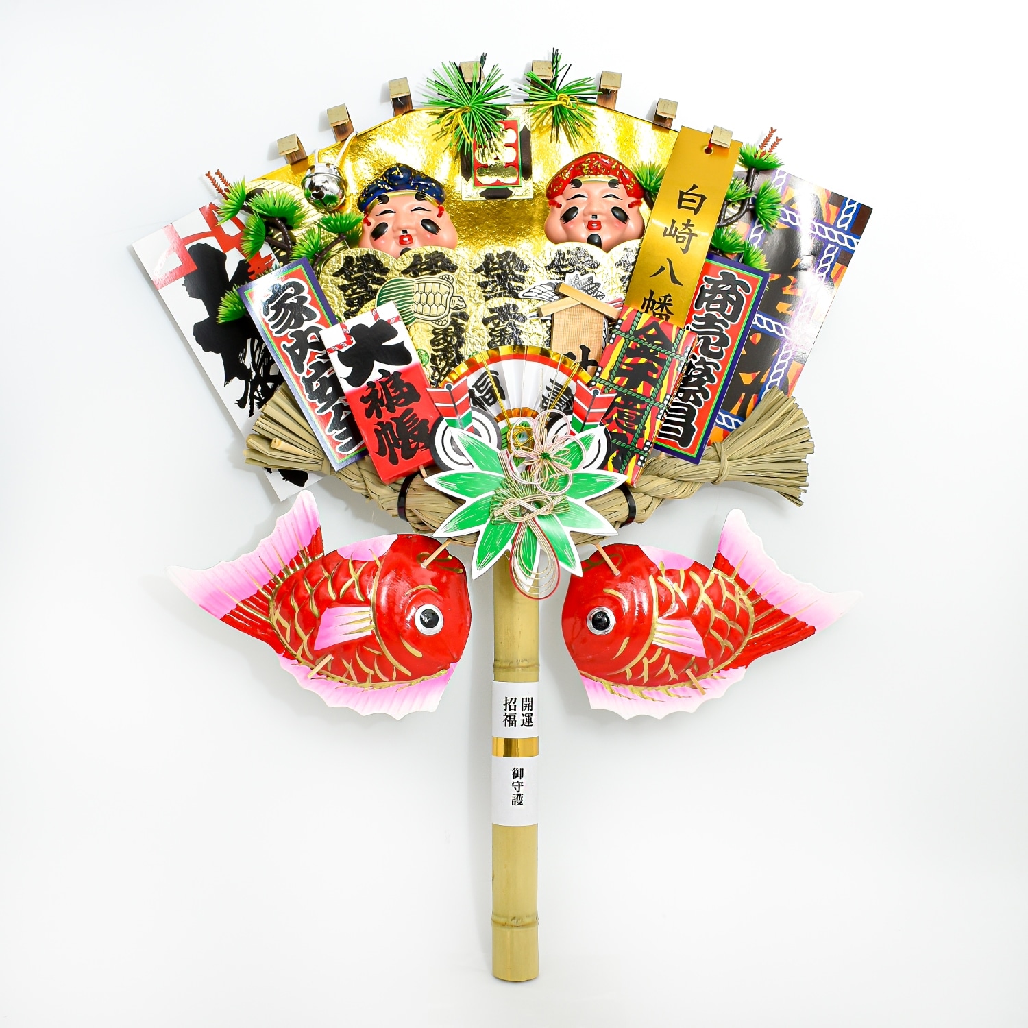 関東型熊手 6本爪万葉 開運・金運・財運UP・家内安全・交通安全｜白崎