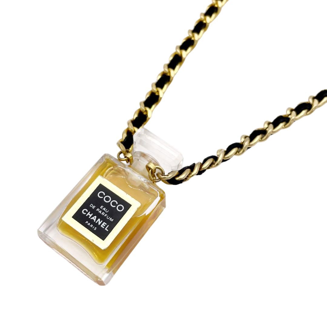 CHANEL シャネル チェーンネックレス COCO 香水 パフューム ミニボトル