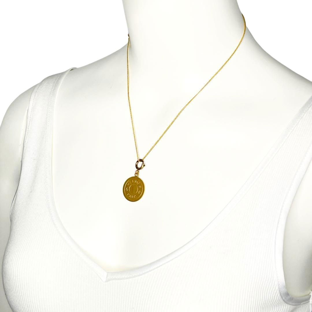 HERMES エルメス セリエ ペンダントトップ チャーム ゴールド