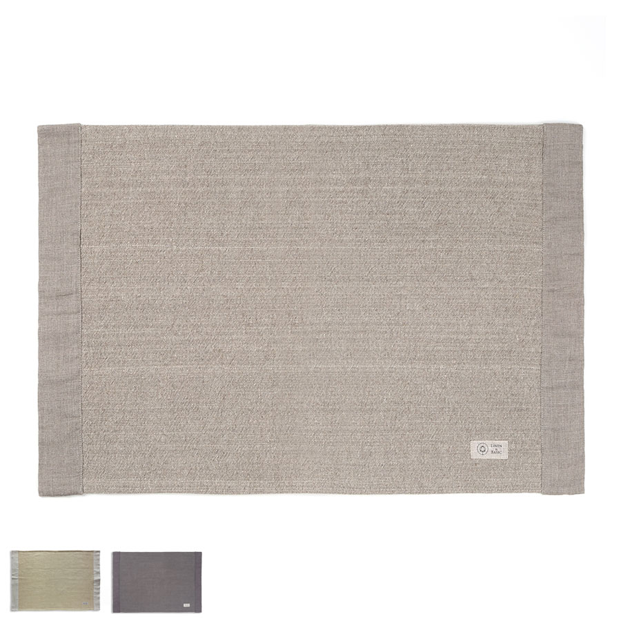 リネンのバスマット LINEN & BASIC | バスルーム,リネンバスマット