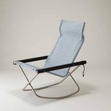 ニーチェアエックス ロッキング シキリ チャコールブラック