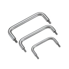 ステンレス パネル取手 φ9/100mm ネジ足 TO-385-7 | 業務用厨房部品