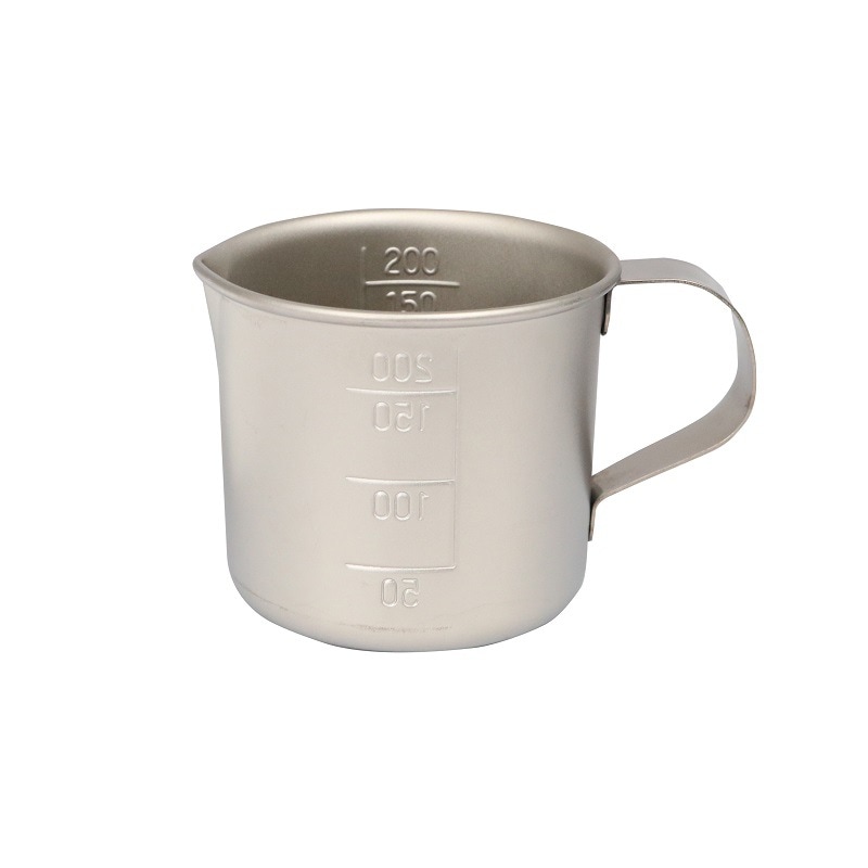 チタン 計量カップ(ビーカー) 口付 約200cc TN-632H | SUGICO ORIGINAL