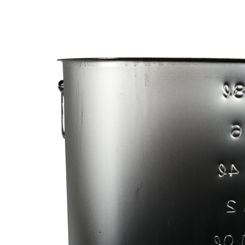 HACCP】18-8 深型角キッチンポット 目盛・手付 20.0L SH-4227D